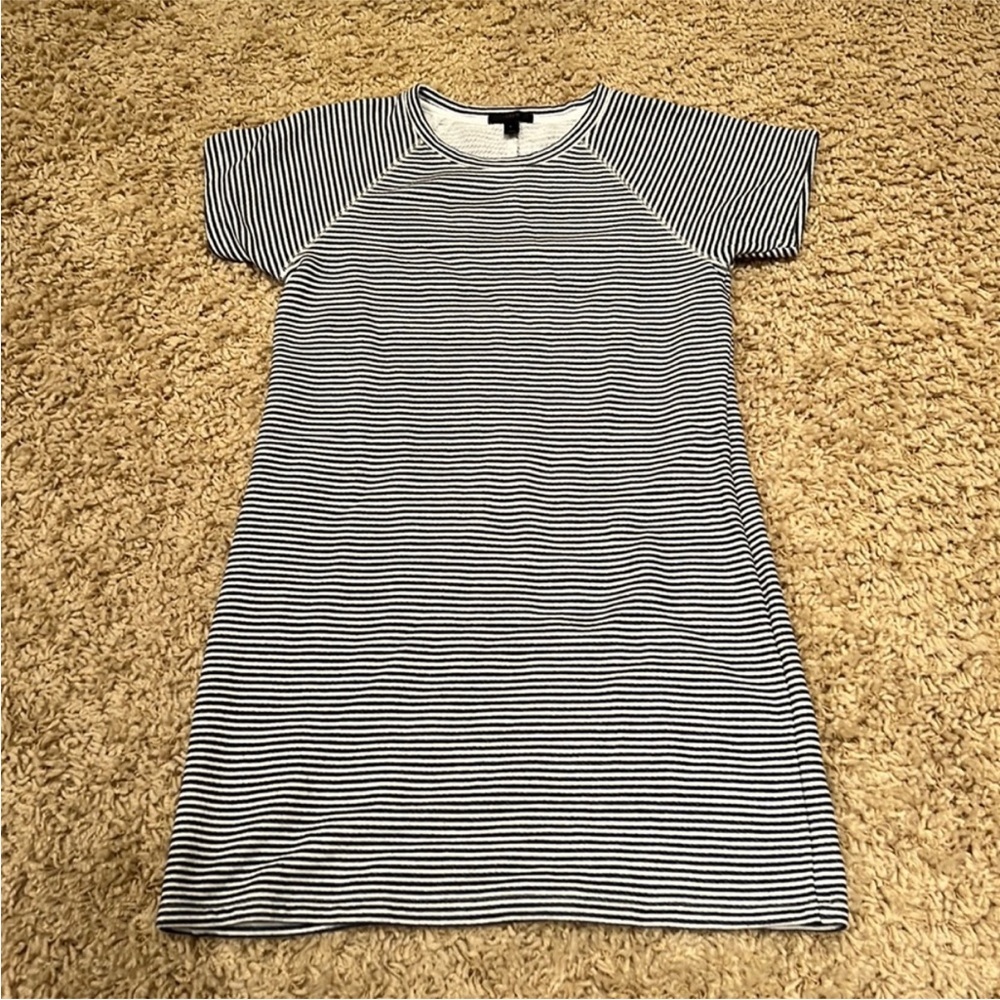 J Crew Women’s Stripe Navy & White Casual Dress Size 8
